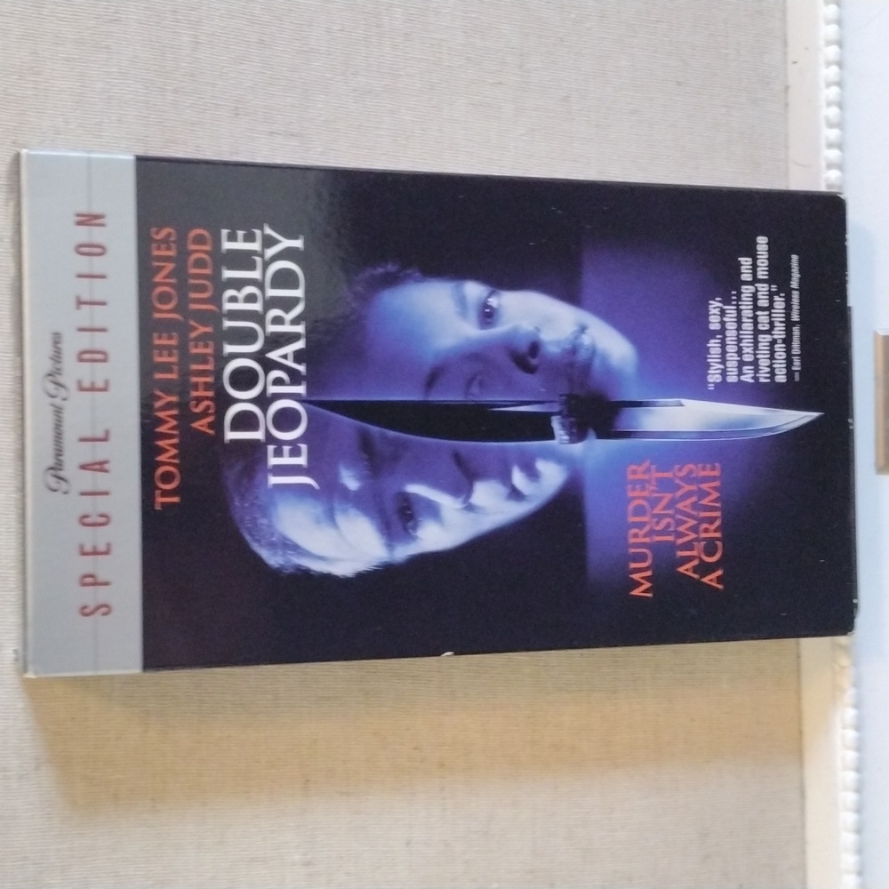 Double Jeopardy VHS movie.